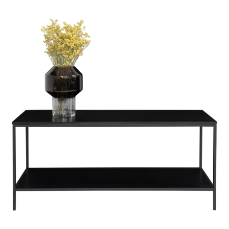House Nordic Vita TV stand, 2 rafturi, negru, 100x36x45 cm [3]