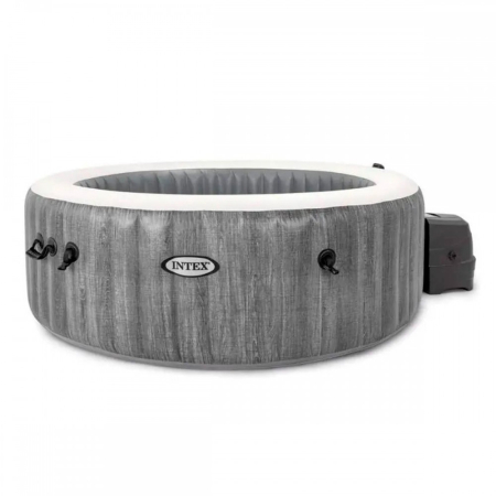 Produse temporar indisponibile - Intex Cadă cu hidromasaj gonflabilă PureSpa din lemn gri