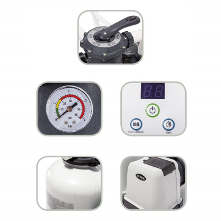 Intex Purificator de apă cu filtru de nisip Krystal Clear, 4 m3/h [1]