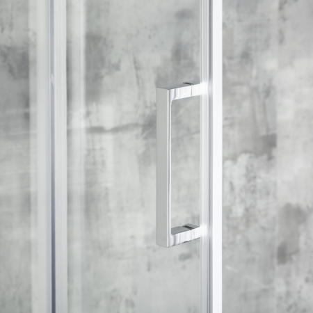 Kerra Aruba 80 GL cabină de duș curbată cromată cu tavă PS [2]