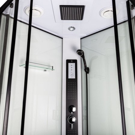 Kerra Cabină de duș cu hidromasaj curbată Petrus 90x90 cm [1]