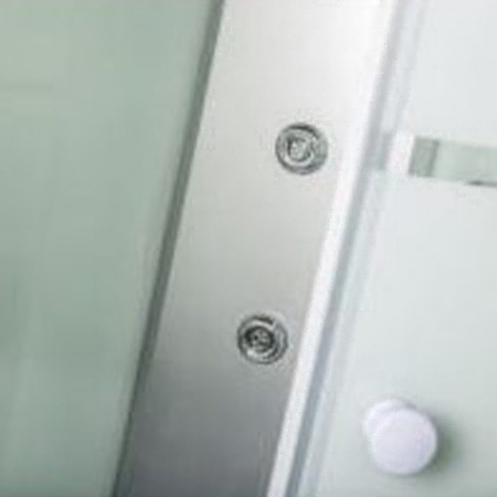 Kerra Cabină de duș cu hidromasaj curbată Strada 90x90 cm [1]