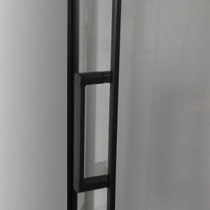 Kerra Cabină de duș cu hidromasaj Wega Black 90x90 [3]