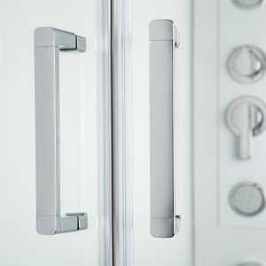 Kerra Cabină de duș cu hidromasaj Wega White 90x90 [4]