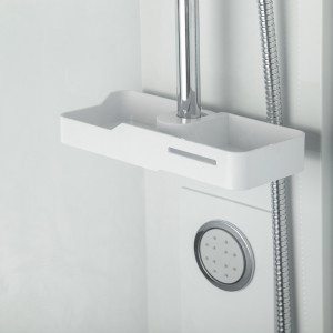 Kerra Cabină de duș cu hidromasaj Wega White 90x90 [1]