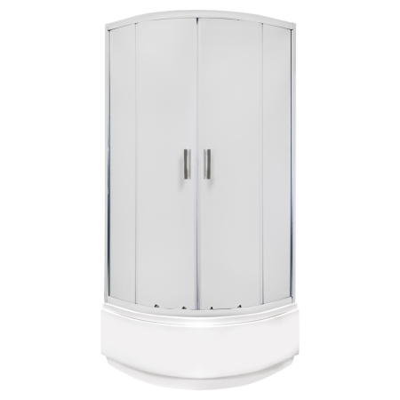 Kerra Cabină de duș cu tavă adâncă Malibu GL 90 Curved cu spate curbat [3]