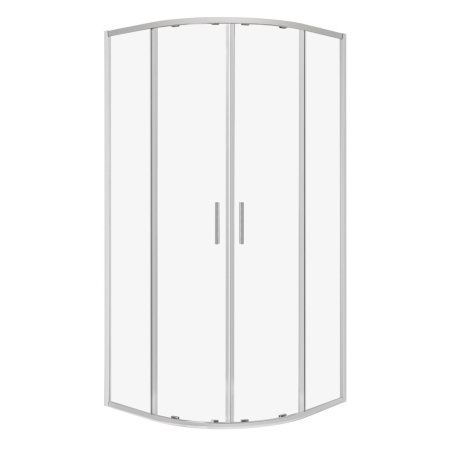 Cabină de duș semirotundă - Kerra Cabină de duș cu ușă dublă curbată Solid RS 80 fără tavă