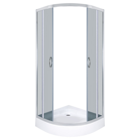 Produse temporar indisponibile - Kerra Cabină de duș curbată Intro 80 cu tavă XN
