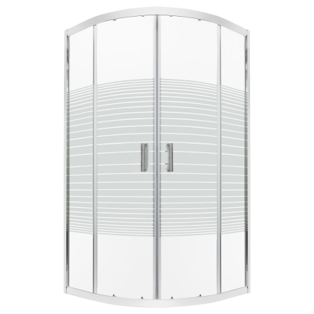 Baie - Kerra Cabină de duș curbată Madera 80x80x165 fără cădiță