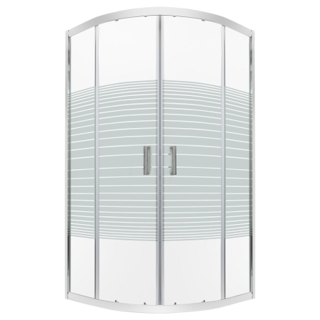 Baie - Kerra Cabină de duș curbată Madera 90x90x190 fără cădiță