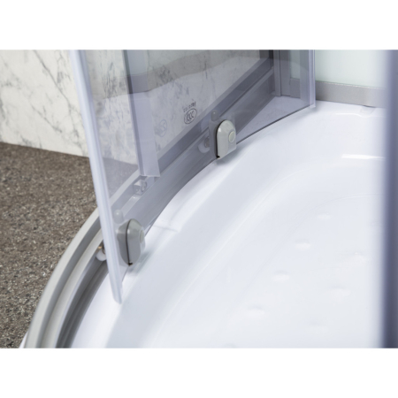 Kerra Cabină de duș Evora White 90 cu cădiță de duș [2]