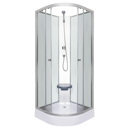 Produse temporar indisponibile - Kerra Cabină de duș Evora White 90 cu cădiță de duș