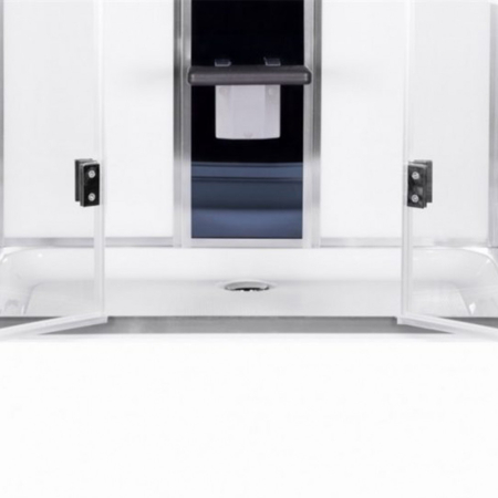 Kerra Cabină de duș pătrată cu hidromasaj Toulouse 80x120 cm [2]