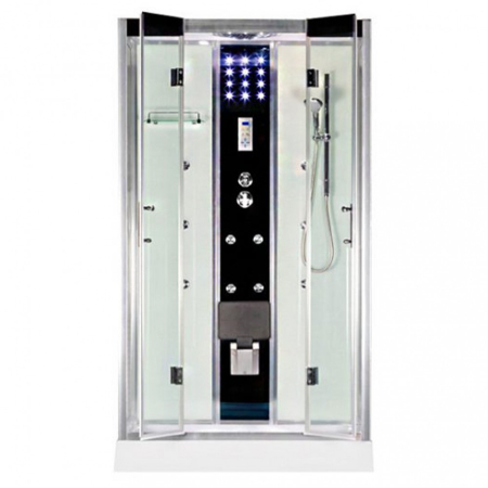 Baie - Kerra Cabină de duș pătrată cu hidromasaj Toulouse 80x120 cm