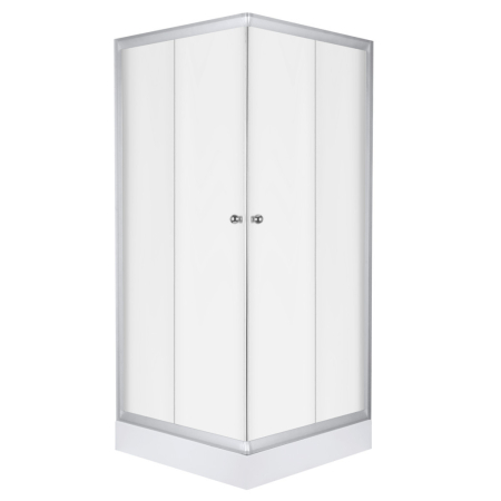 Cabină de duș pătrată / Cabină de duș dreptunghiulară - Kerra Cabină de duș unghiulară Pico 90 cu tavă de duș