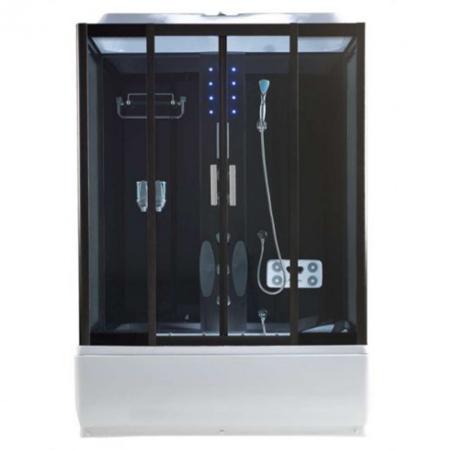 Cabină de duș cu hidromasaj și cadă - Kerra Cadă cu hidromasaj XL 85x150 cm