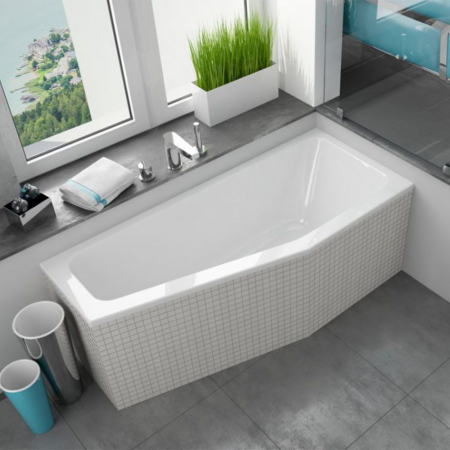 Kerra Cadă de baie asimetrică Keos 160 dreapta [1]