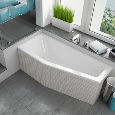 Kerra Cadă de baie asimetrică Keos 160 stânga [1]