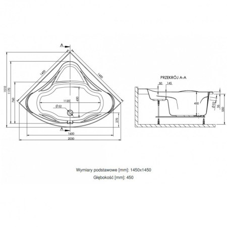 Kerra Cadă de colț Wivea 145 [2]