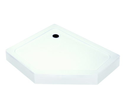 Cădiță de duș acril - Kerra Cădiță de duș asimetrică pătrată Glasgow, stânga 80x100 cm