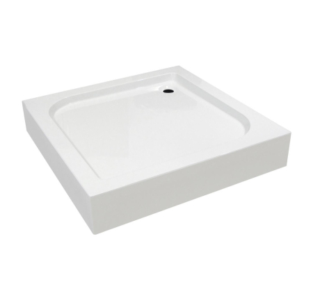 Baie - Kerra Cădiță de duș pătrată Victor Plus din acril 80x80 cm