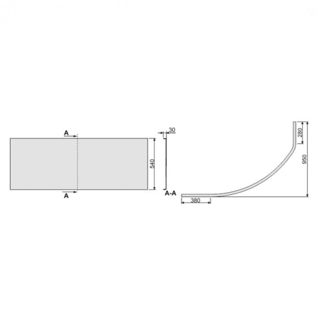 Kerra Front asimetric pentru cadă SIMPLA 145 [1]