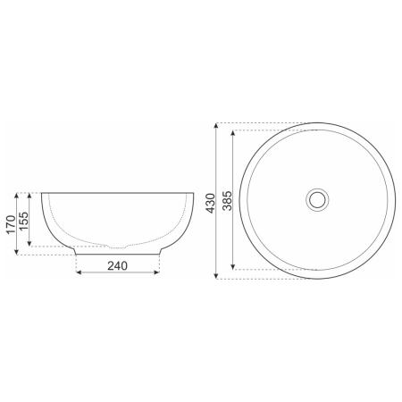 Kerra KR-140 chiuvetă cu design ceramic [1]