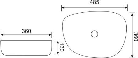 Kerra KR-440 chiuvetă cu design ceramic [2]