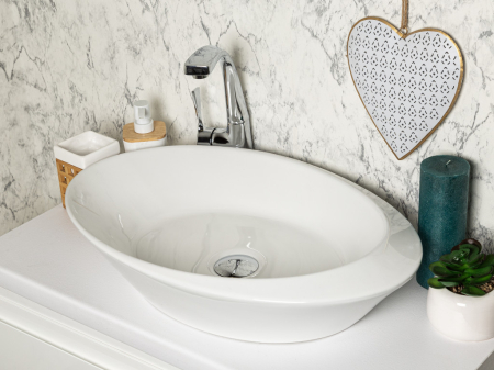 Kerra KR-9036 chiuvetă cu design ceramic 61 cm [2]