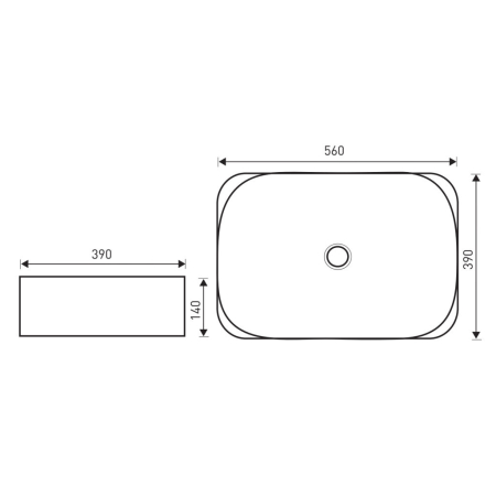 Kerra KR-918 chiuvetă cu design ceramic [1]