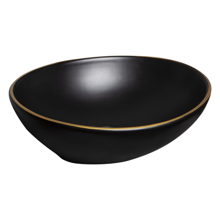 Kerra Lavoar ceramic cu design negru și auriu KR-707 [0]