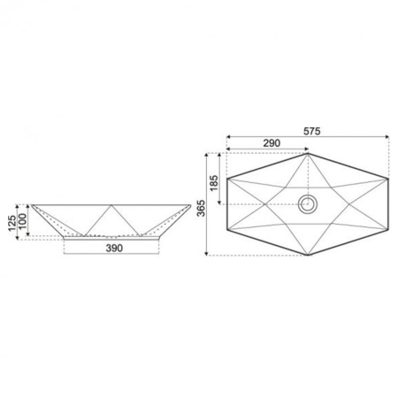 Kerra Lavoar ceramic KR-570 cu design [1]