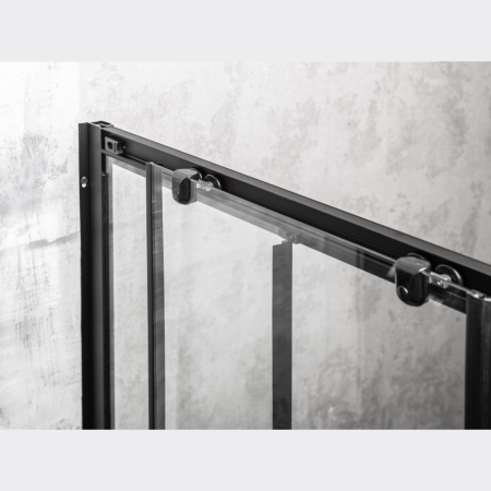 Kerra Olga SQ Element 100x100 negru pătrat cabină de duș fără tavă [3]