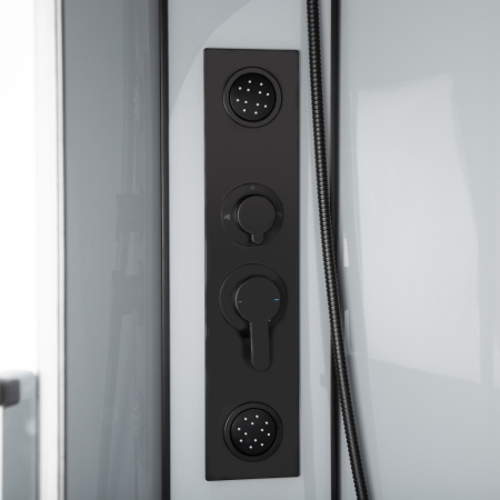 Kerra Orion Black 90x90 cabină de duș cu hidromasaj [3]