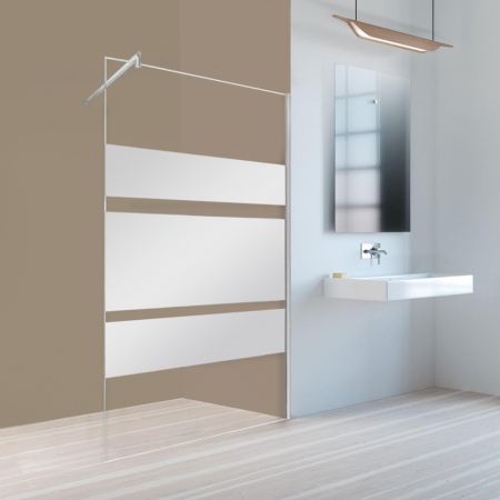 Kerra Perete de duș cu dungi Alfa 100x200 cm [1]