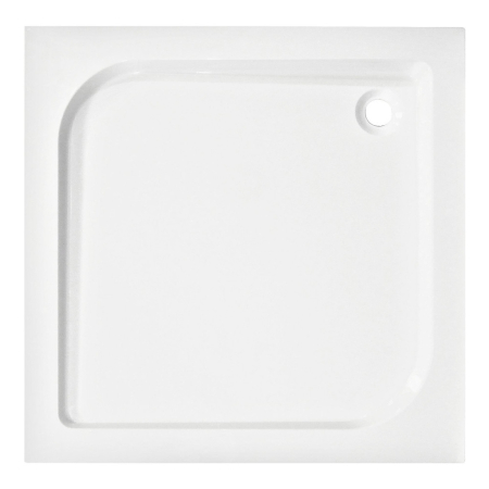 Kerra Pixel SQ 80 cabină de duș pătrată albă cu tavă Victor plus [3]