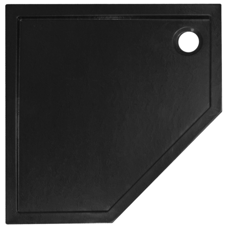 Produse temporar indisponibile - Kerra Prato 90 Square Black Acrylic Shower Tray Low Design