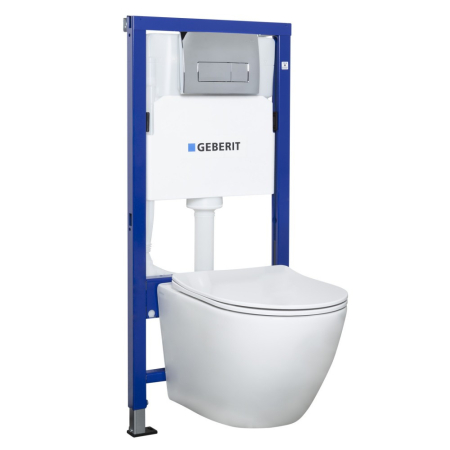 Produse temporar indisponibile - Kerra Rezervor WC suspendat Delos White Duofix Delta Chr