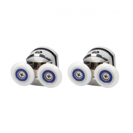 Rolă cabină de duș - Kerra Rolă dublă mare superioară pentru cabină de duș CHZ1, 2 buc., cromată