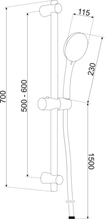 Kerra Set de duș GRETA [1]
