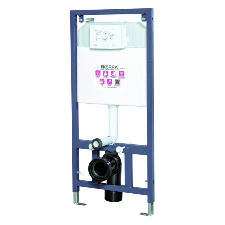 Kerra Set rezervor de toaletă Delos de perete [1]