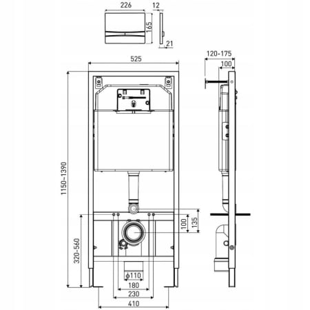 Kerra Set rezervor pentru toaletă Delos Adriatic White [2]
