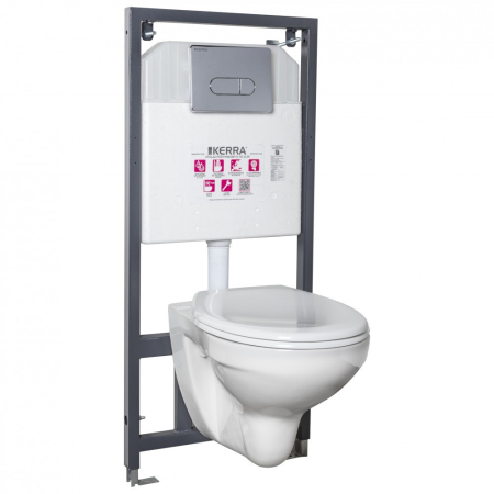 Produse temporar indisponibile - Kerra Set rezervor de toaletă de vară pentru perete