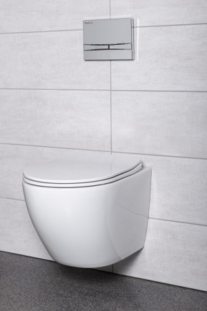 Kerra Set rezervor WC montat pe perete Kasos Adriatic Chrome [1]