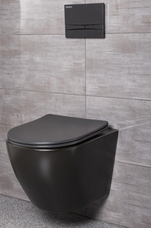 Kerra Set rezervor WC suspendat Delos BL Adriatic Black [1]