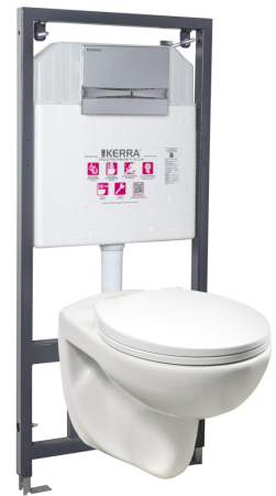 Rezervor toaletă - Kerra Set rezervor WC suspendat Doris Adriatic CH