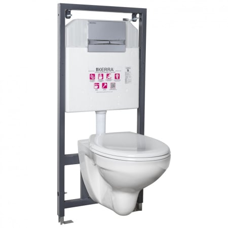 Produse temporar indisponibile - Kerra Set rezervor WC suspendat Julia Adriatic Chrome