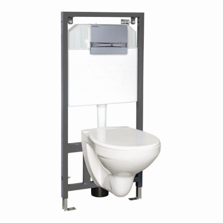 Produse temporar indisponibile - Kerra Set rezervor de toaletă de perete Rossa Adriatic Chrome