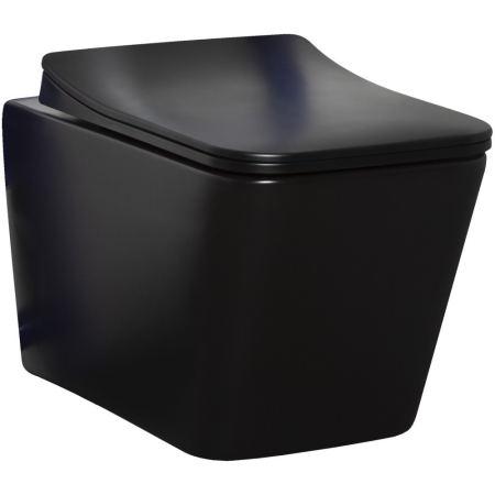 Kerra Set rezervor WC suspendat Tinos Black Duofix Delta B [3]