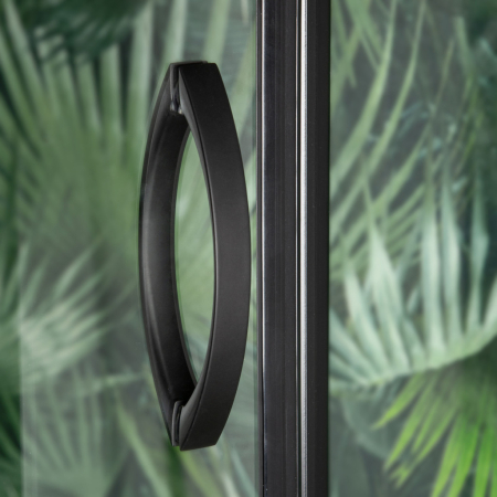 Kerra Splash Black 80 cabină de duș curbată cu tavă de duș [3]